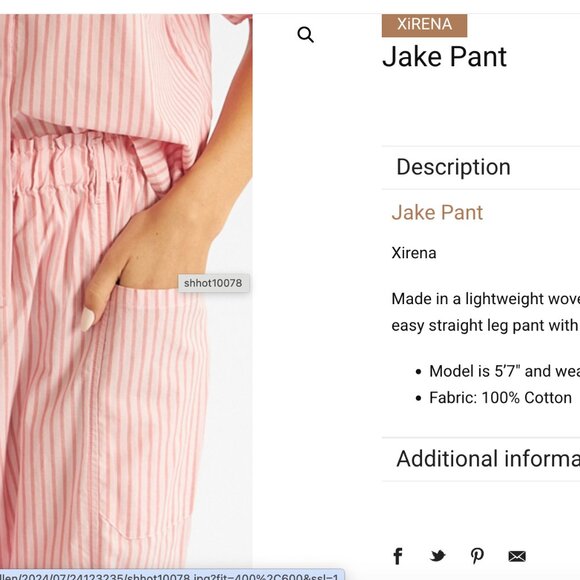 BNWT Xirena *Made in Los Angeles* Pants - Picture 3 of 5